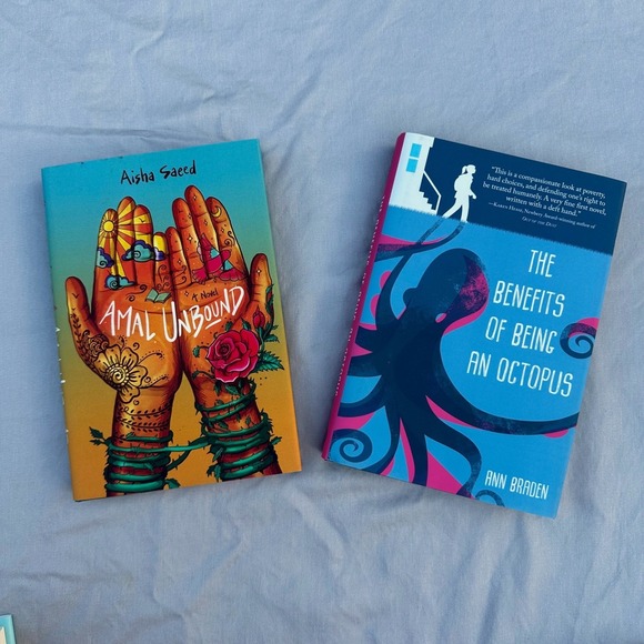Amal Unbound & The Benefits of Being an Octopus - YA Novels Hardcover - Picture 1 of 2
